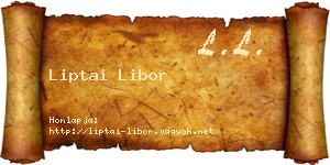 Liptai Libor névjegykártya